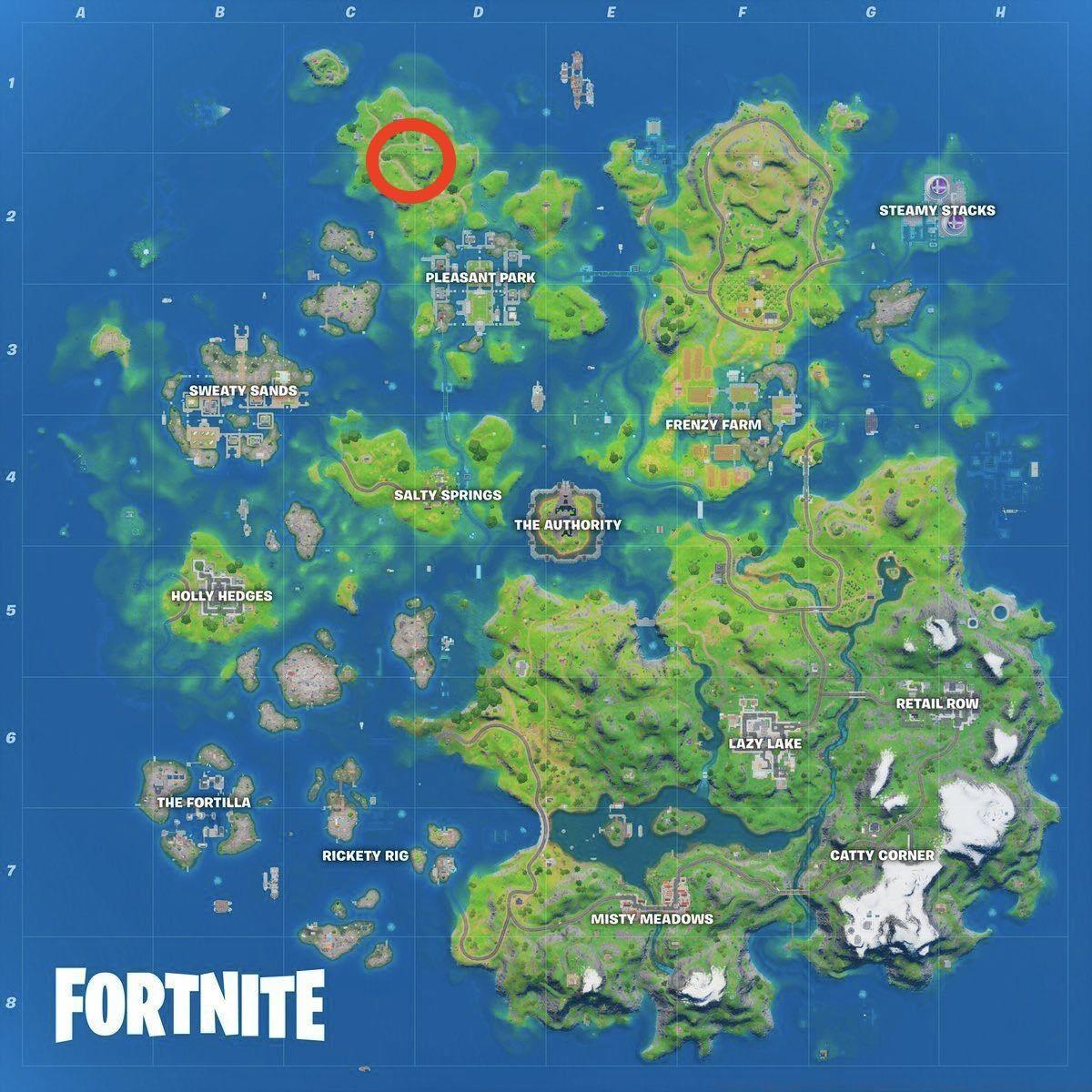 Homely Hills location on Fortnite's new Season 3 map